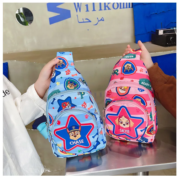 

NEW Paw Patrol Anime Surrounding Children's Bag Crossbody Shoulder Bag Trend Zero Wallet Children's Birthday Gift