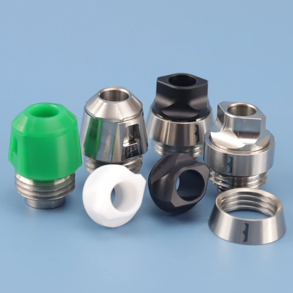 

Boro Mission Booster BB Billet Style 510 Interface Port LipTips AIO Cthulhu Mod XV Prism Mosky Hybrid Air Holes Drainage Fitting