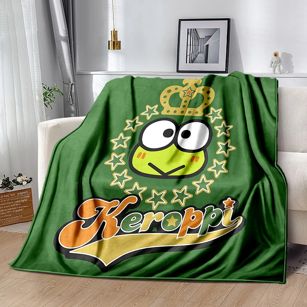 Фланелевое одеяло Sanrio Keroppi 6 размеров