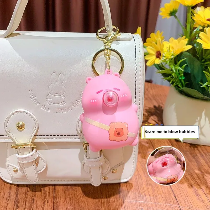 Брелок для снятия стресса с мультяшным пузырьком подвеска книжной сумки сумка