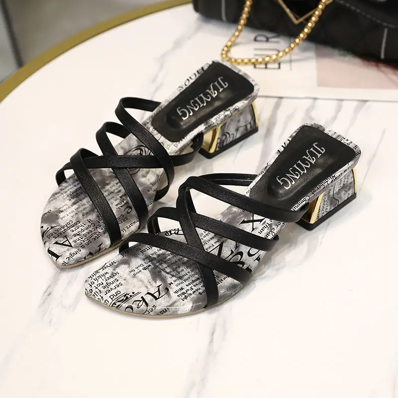 

Шлепанцы женские с принтом, сланцы, Повседневная пляжная обувь, летняя модель, 2022