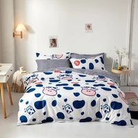 anime bedding set kids adults single double duvet cover full twin queen king size quilt covers polyester dark thread comforters