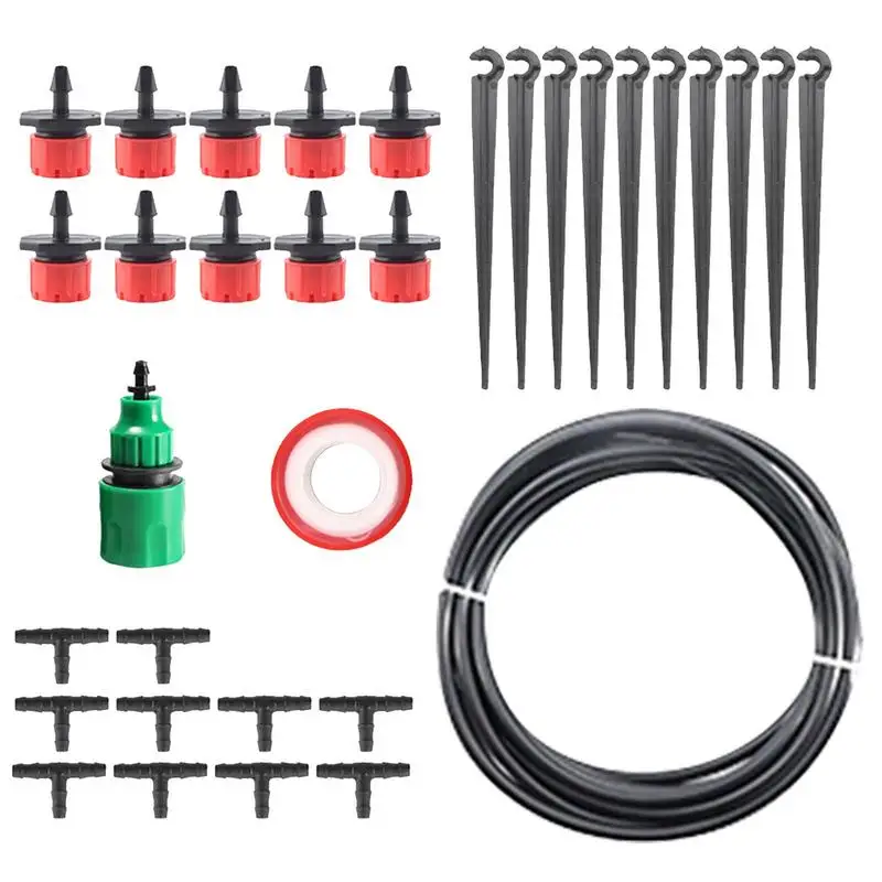 

Drip Irrigation Kit Automatic Irrigation System Watering Drip Kit Different Spray Patterns Good Antifreeze Effect And Strong Sun