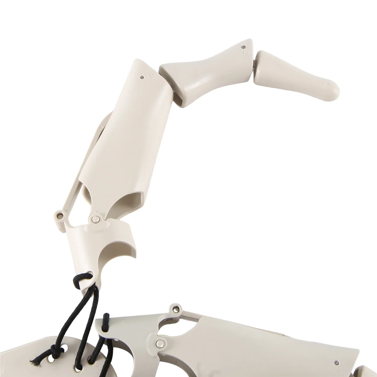 Белый Хэллоуин шарнирный палец скелет руки реалистичный ужас призрак коготь