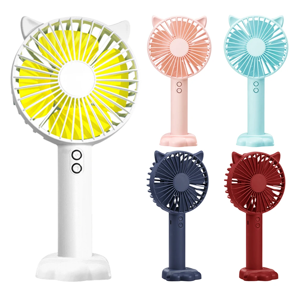 

USB Mini Handheld Fan 3 Speed USB Rechargeable Table Fan Mute Air Cooler Outdoor Camping Travel Ventilation Fan