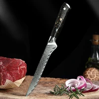 5 5 inch boning knife damascus fish knife kitchen cleaver 45 layer damascus steel chef knife slicing filleting cooking tools
