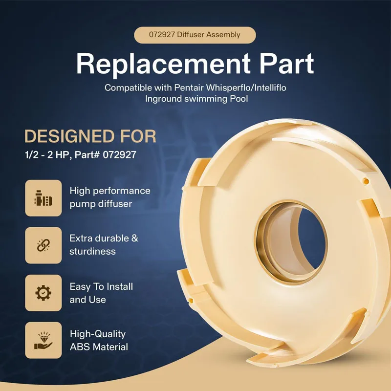 Деталь в сборе диффузора 072927 подходит для насосов Pentair Whisperflo/Intelliflo Inground бассейна