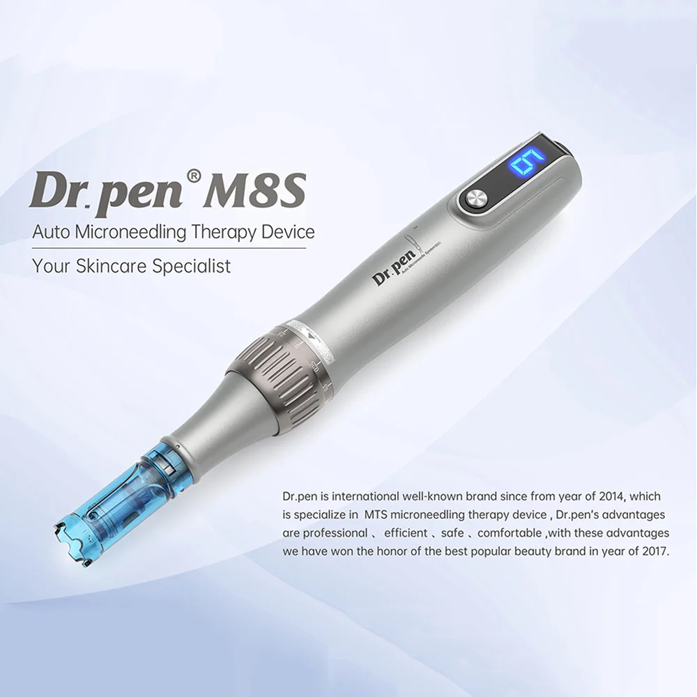 Dr.pen Ultima M8S Electric Derma pen Microneedling Device Wireless Model Usb Type-C Interface Skin Rejuvenation Beauty Machine