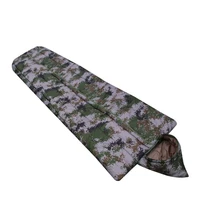 digital camouflage sleeping bag warm light coat sleeping bag with hood camping outdoor warm carpet sleeping bag