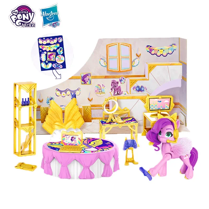 

Hasbro My Little Pony принцесса лепестки королевская комната раскрываемая кукла игрушки экшн-фигурки коллекция детский игровой домик сцена рождественские подарки