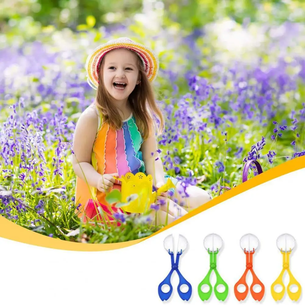 

2Pcs Universal Exploration Scissor Fine Workmanship Vibrant Color Kids Gift Small Animal Catcher Jumbo Scoopers