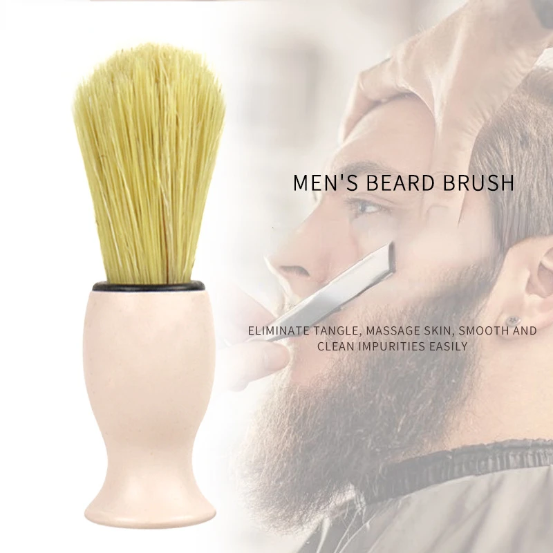 

Soft Hair Beard Cleaning Brush Beard Cream Foaming Brush Shaving Brush