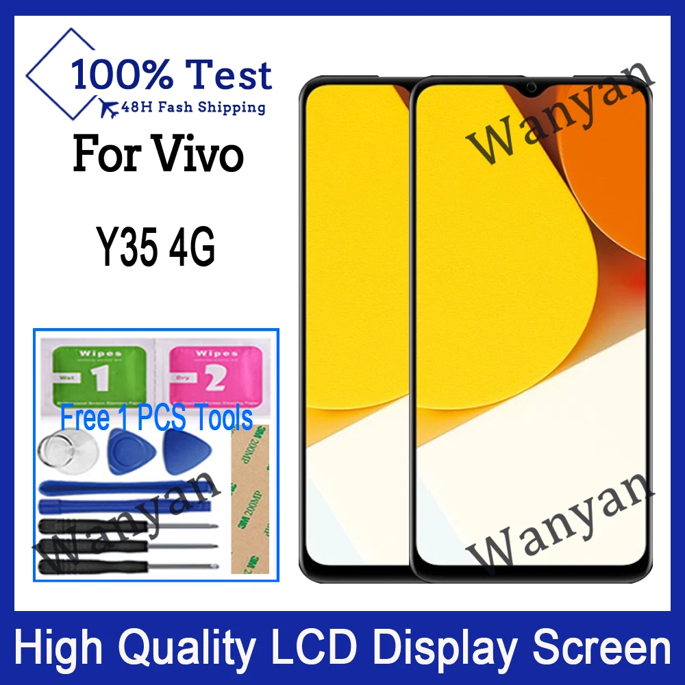 

Original For Vivo Y35 4G LCD Display Touch Screen Digitizer Replacement Parts