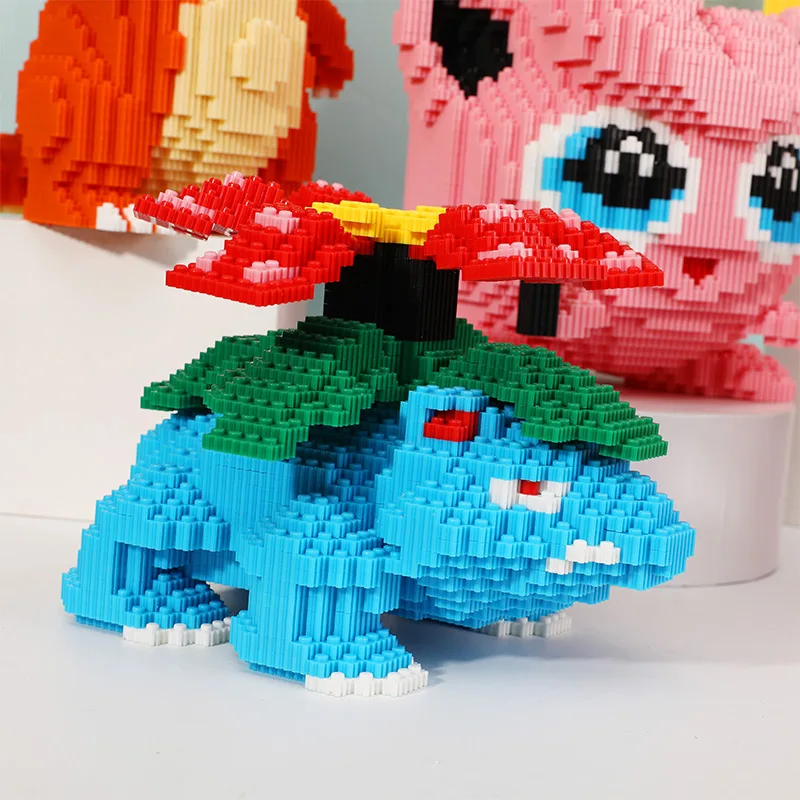 Покемон магический строительные блоки Пикачу джигги фонарик венузавр фигурка