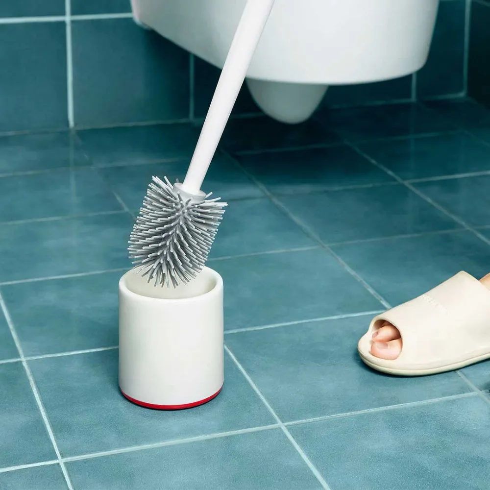 

Xiaomi Youpin Yijie TPR Toilet Brushes and Holder Cleaner Set Silica Gel Floor-standing Bathroom Cleaning Tool