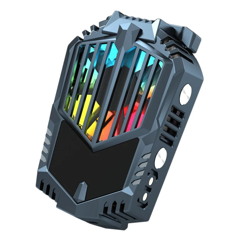 

Mobile Phone Radiator Cooling Fan With Temperature Display Suitable For 4.7 To 7.5 Inches Ios/Android Mobile Games