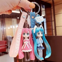 kawaii anime keychain cute cartoon doll moon girl bag pendant accessories car key chain keyring lovers gift for women girlfriend