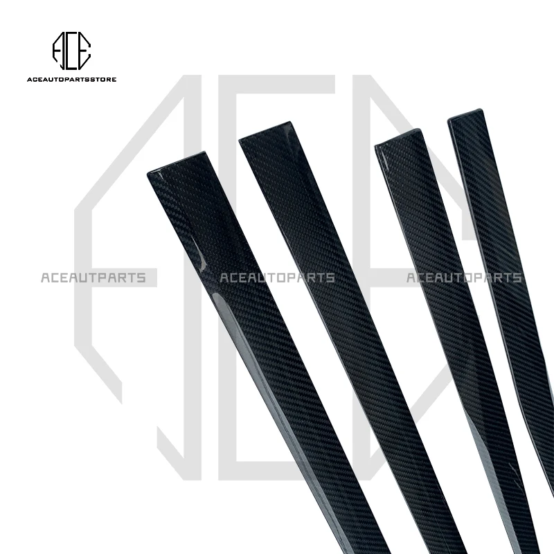 Автомобильный стиль настоящая сухая внешняя дверная панель из углеродного