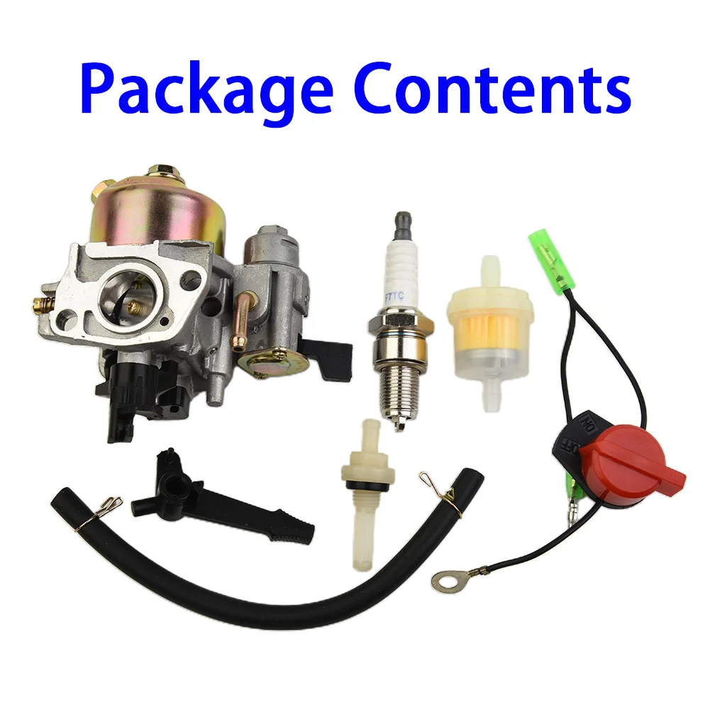 Fuel Filter Carburetor 1 Set Convenient Durable Easy To Install Gaskets Replacement Spark Plug Three Cable Switch