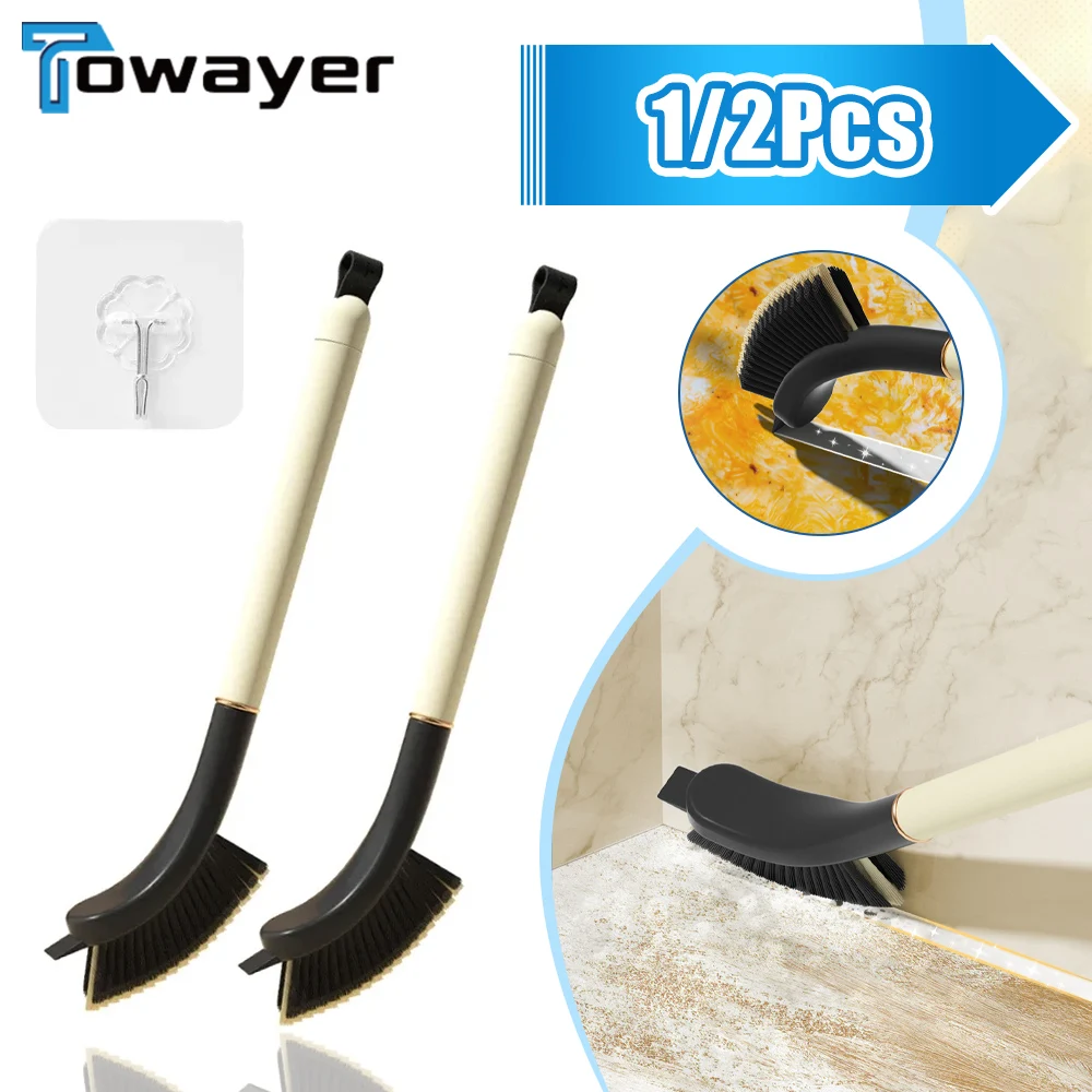 

Multifunctional Crevice Brush Cleaning Brush for Bathroom Window Cracks Crevices Long Handle Brush Window Groove Cleaning Spade