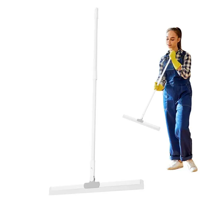 

Squeegee Mop Professional Squeegee Broom For Floor Cleaning Telescopic Household Scrubber Squeegees With 180 Rotation For