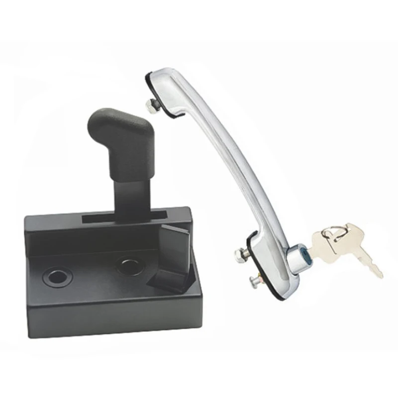 

Excavator Accessories Cab door lock assembly outer handle lock block R60-7