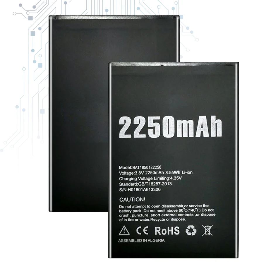 

BAT1850122250 2250mAh Replacement Battery For Doogee X11 Mobile Phone