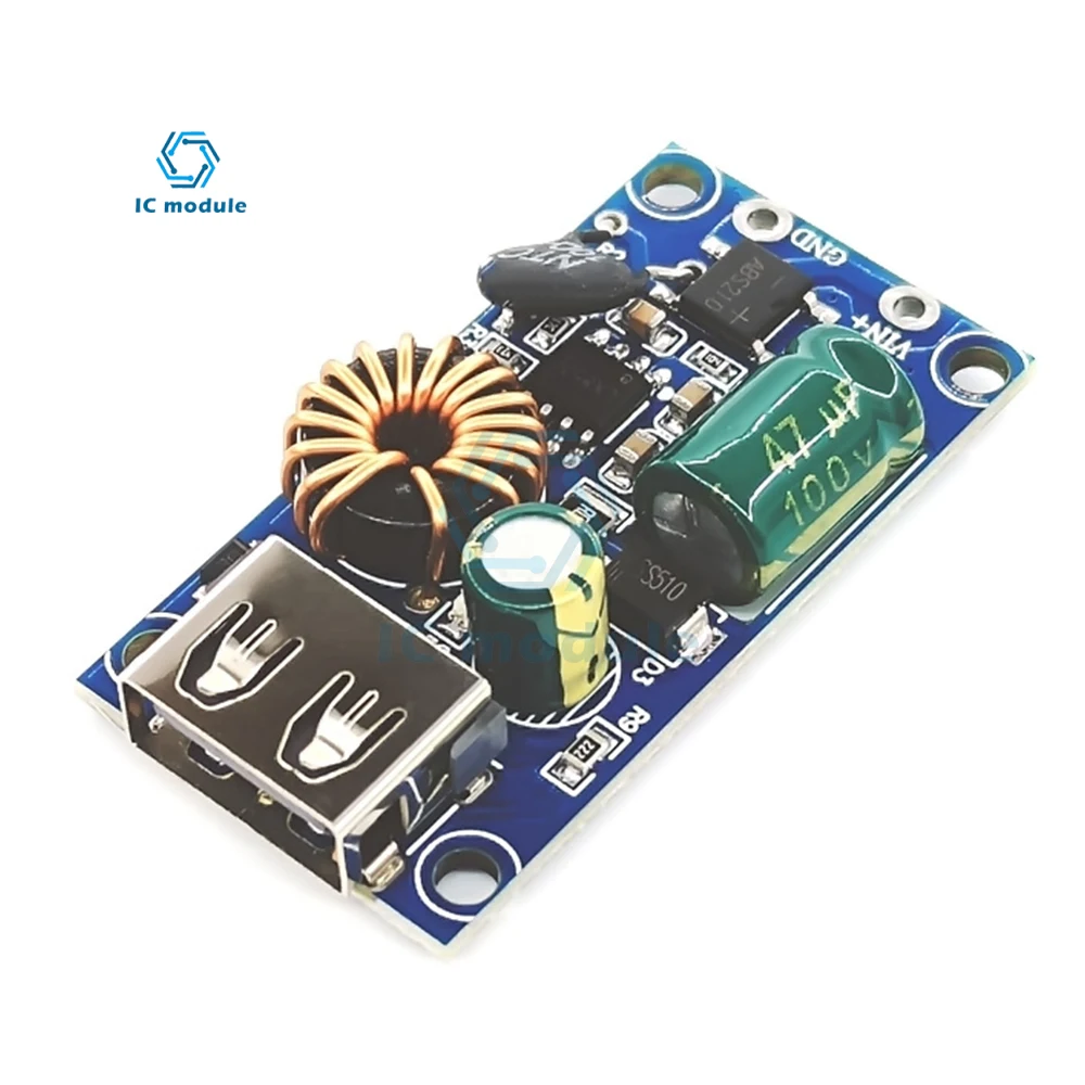 5 В, 2 А, внешний зарядный модуль для электромобиля, адаптер для зарядки, понижающий модуль повышения мощности