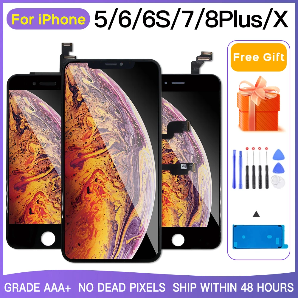 

100% Новый OLED ЖК-дисплей для iPhone X XR XS MAX дисплей оптовая цена от производителя дисплей для iPhone 5 6 7 8 Plus экран с хорошим касанием