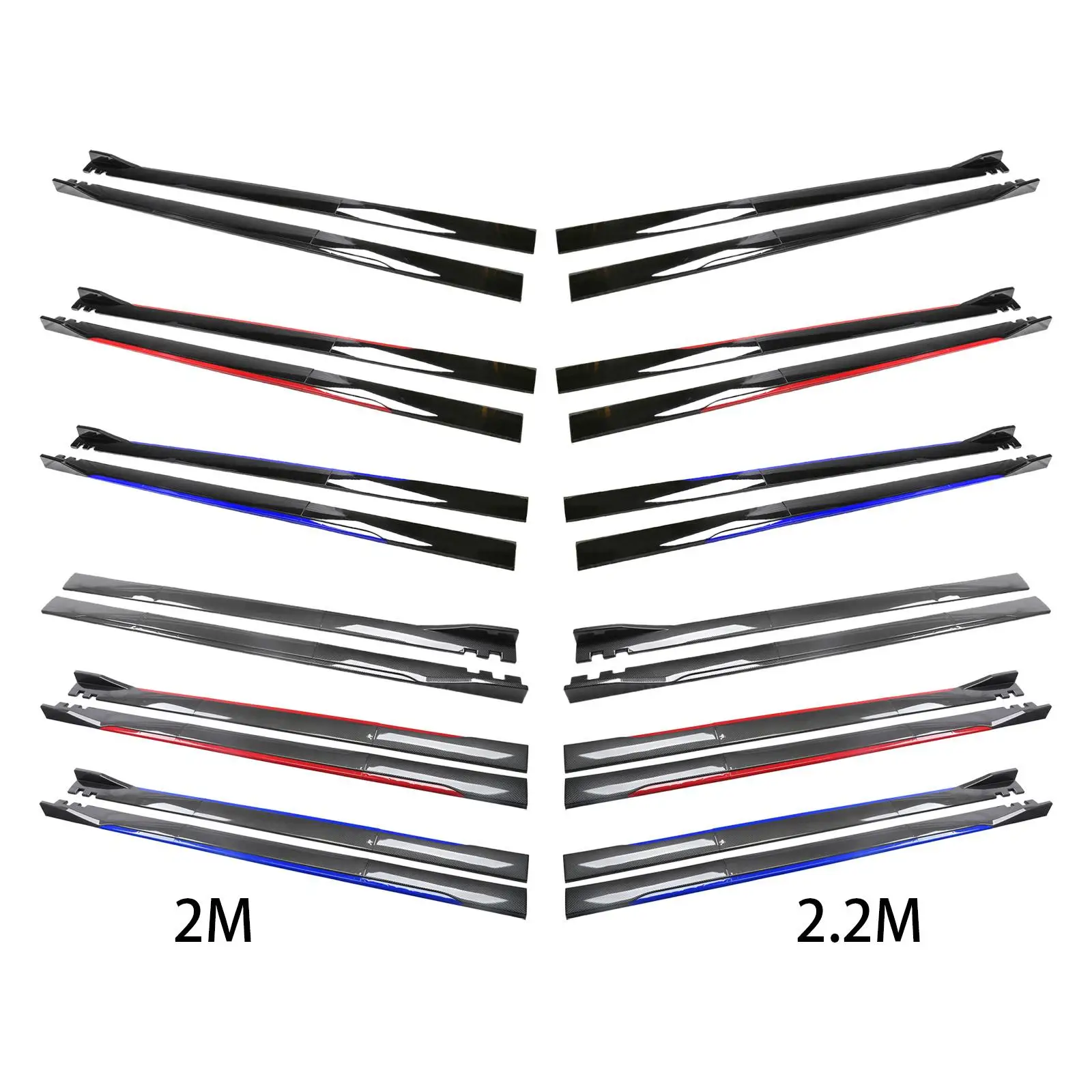 

Car Side Skirts Extension splitters Body Durable Spare Parts Premium