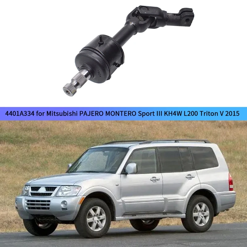 

Car Power Steering Shaft Joint Assy for Mitsubishi PAJERO MONTERO Sport III KH4W L200 Triton V 2015 LHD 4401A334