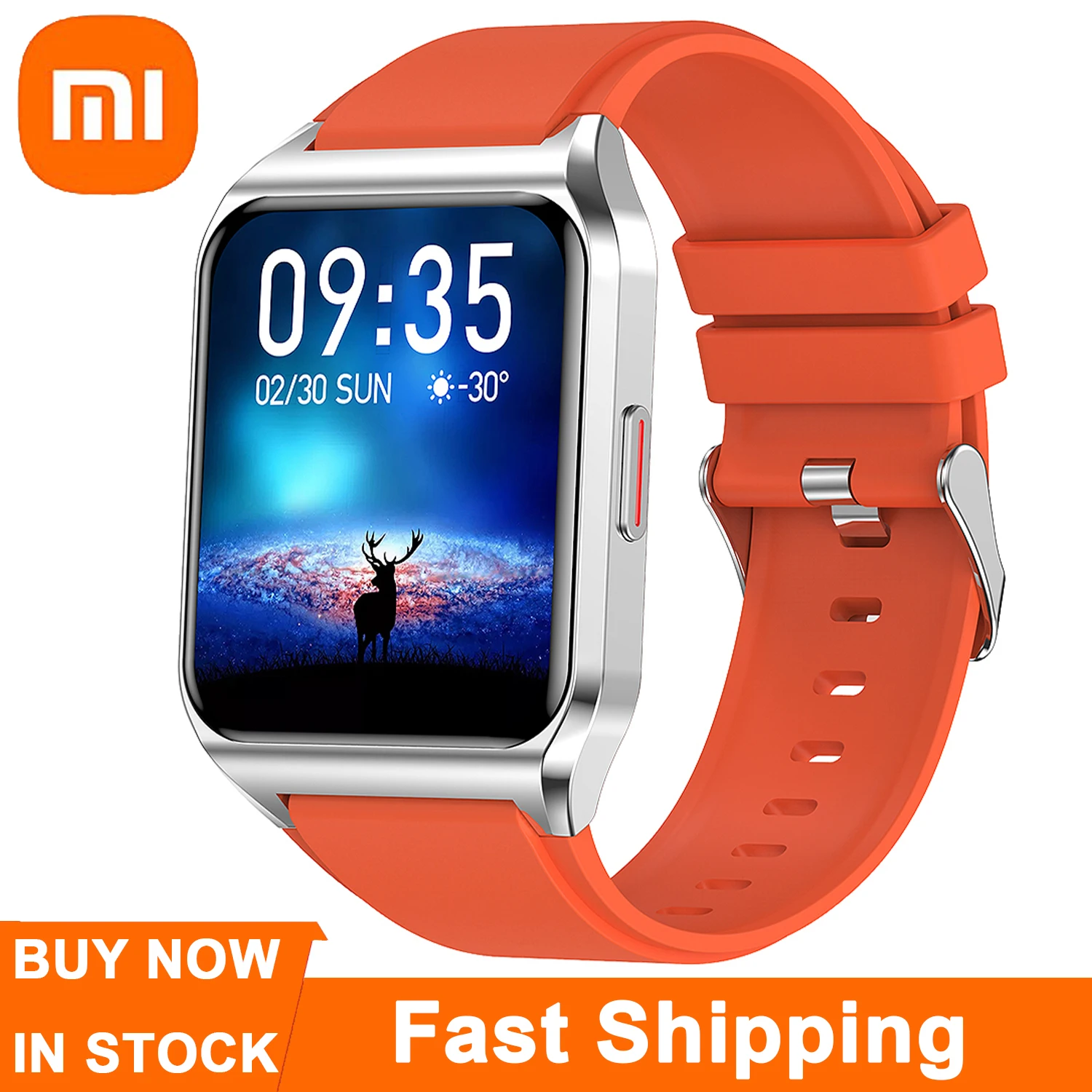 

Смарт-часы Xiaomi Mijia для мужчин и женщин, часы с Bluetooth и функцией вызова, часы на заказ, спортивные Смарт-часы с монитором сердечного ритма и сна