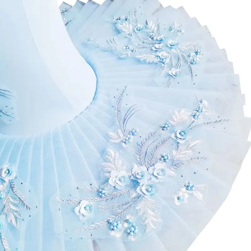 Новое профессиональное балетное платье Голубое небо классическая балетная юбка