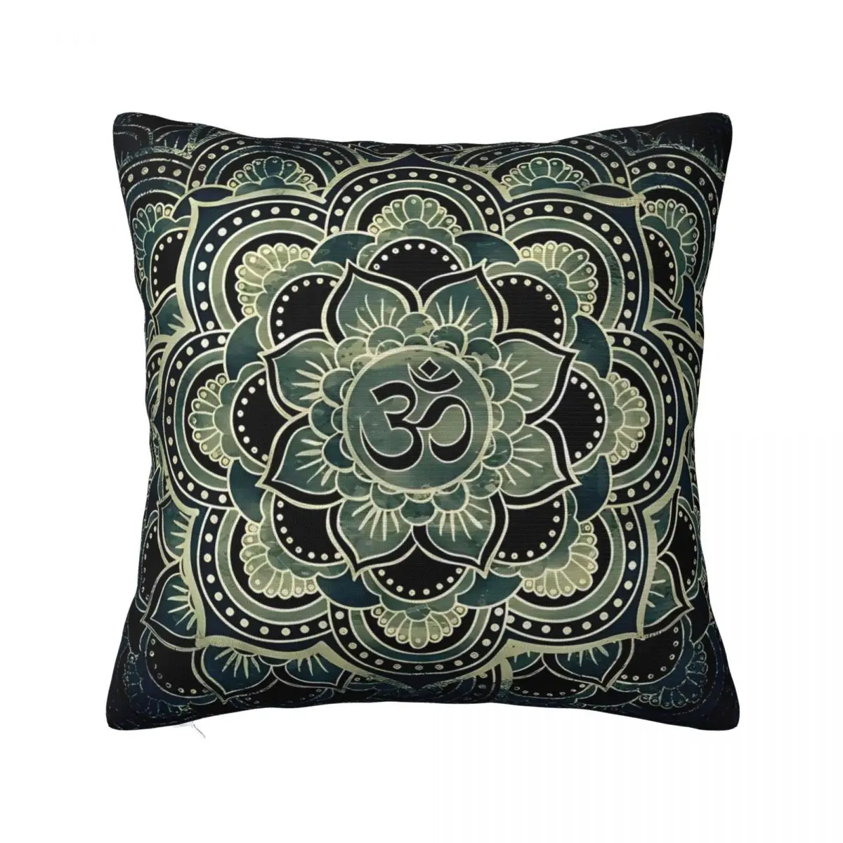 Наволочка Мандала Геометрия Индия квадратная наволочка милая забавная на заказ
