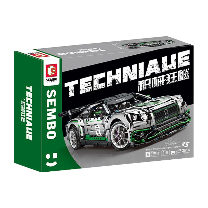 701138 3614 шт. Детский конструктор Технический автомобиль