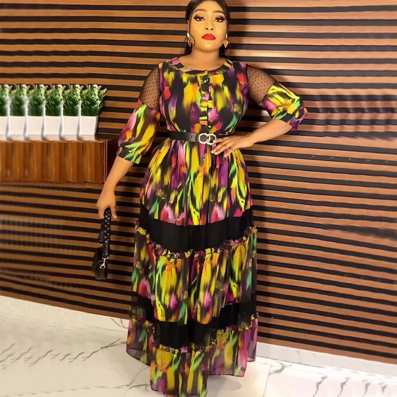 Рисунок 4 - Платье женское длинное шифоновое с длинным рукавом