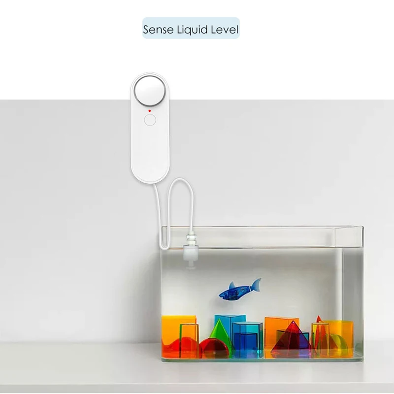 Датчик уровня воды Tuya с Wi-Fi детектор утечки звука и сигнализации для умного дома