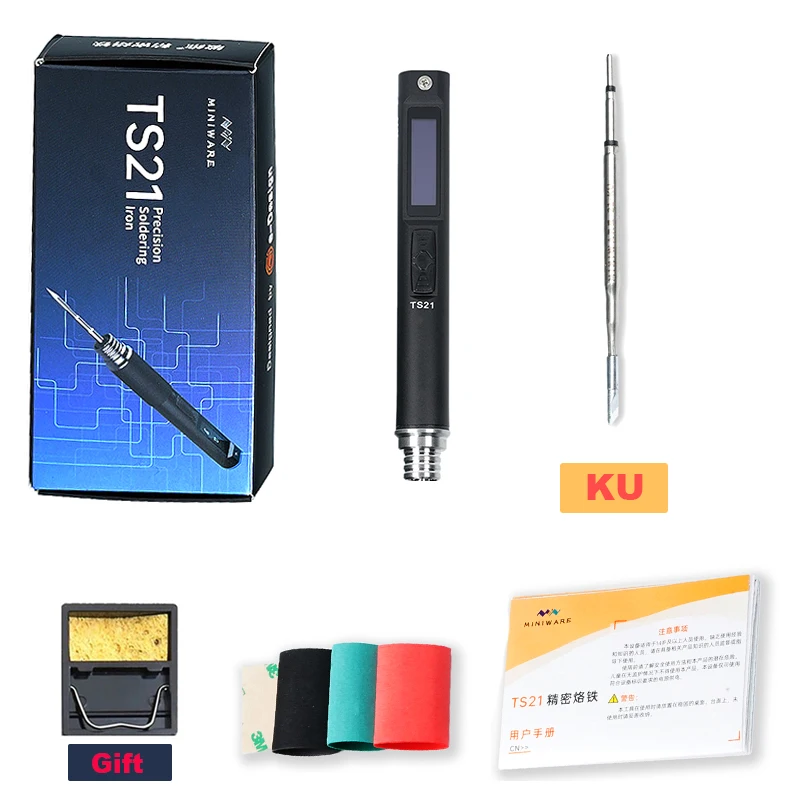 

MINIWARE TS21 Цифровой паяльник 100 Вт