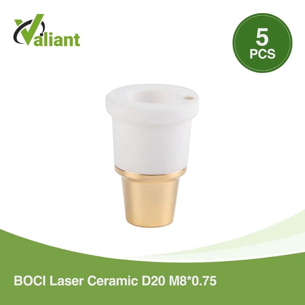 Фото 5 шт. керамических колец BOCI Laser D20 M8*0.75 DY.C.A0004AA, запчасти для лазерного оборудования для 3D-резательной головки BOCI №3