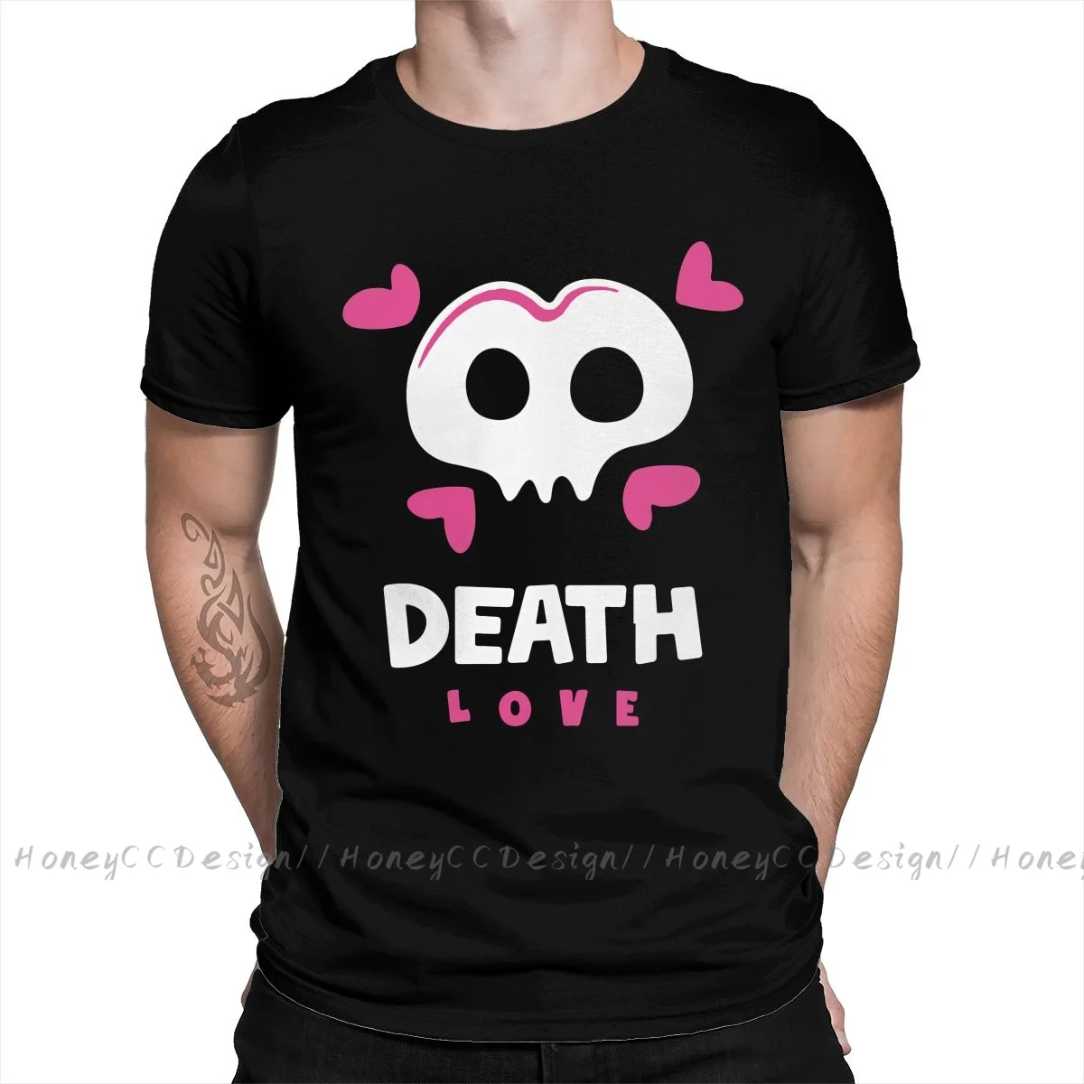 

Женская хлопковая Футболка с принтом Love death and Robot Skull