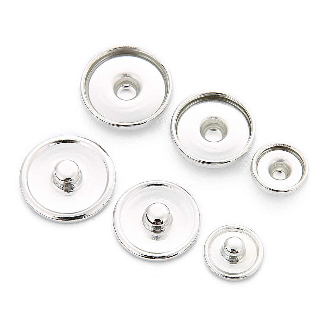 20 шт./упаковка круглые поддоны для украшения одежды 10-16 мм