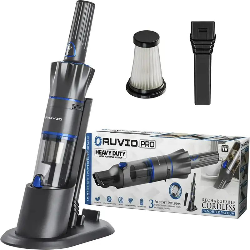

Home Appliance Cordless Vacuum Handheld Portable Vacuum Blue Pro