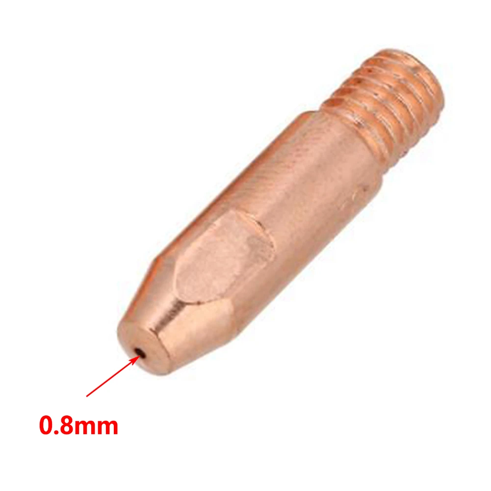 

Metalworking Copper Contact Welding Tools For Binzel 24KD MIG/MAG Simple Structure Tip M6 Welding Torch 0.8/1.0/1.2mm