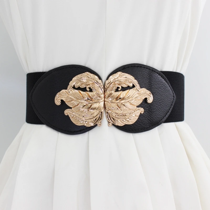 

Elastic Belt Corset Wide Stretchy Belt For Dresses Shaping Girdle Decorative Belt Women Waist Belt Elastic waistBand