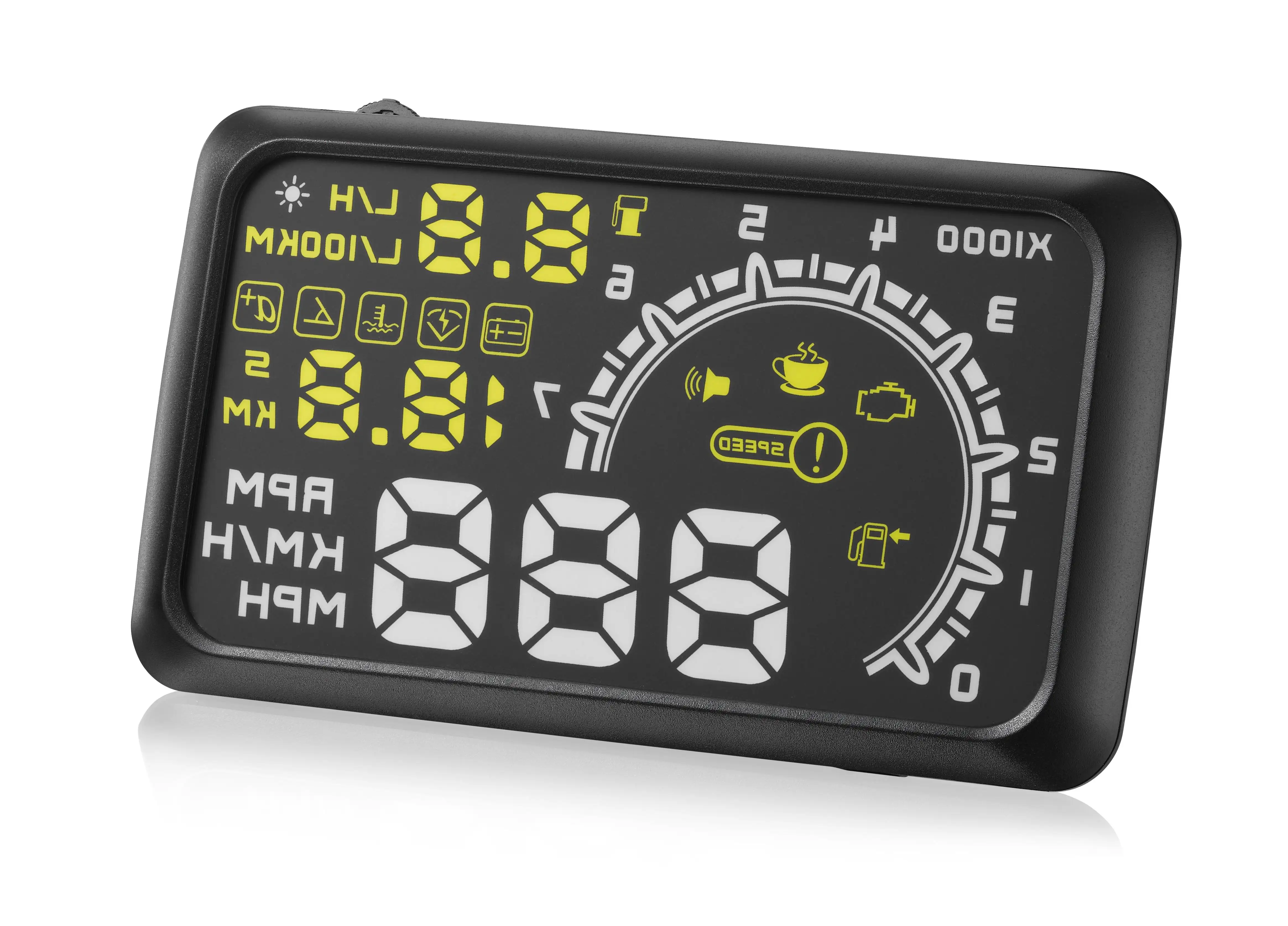 

Car styling Digital car speedometer Car hud head up display Car Detector W02 5.5" GPS speedometer Universal OBD2 II Interface