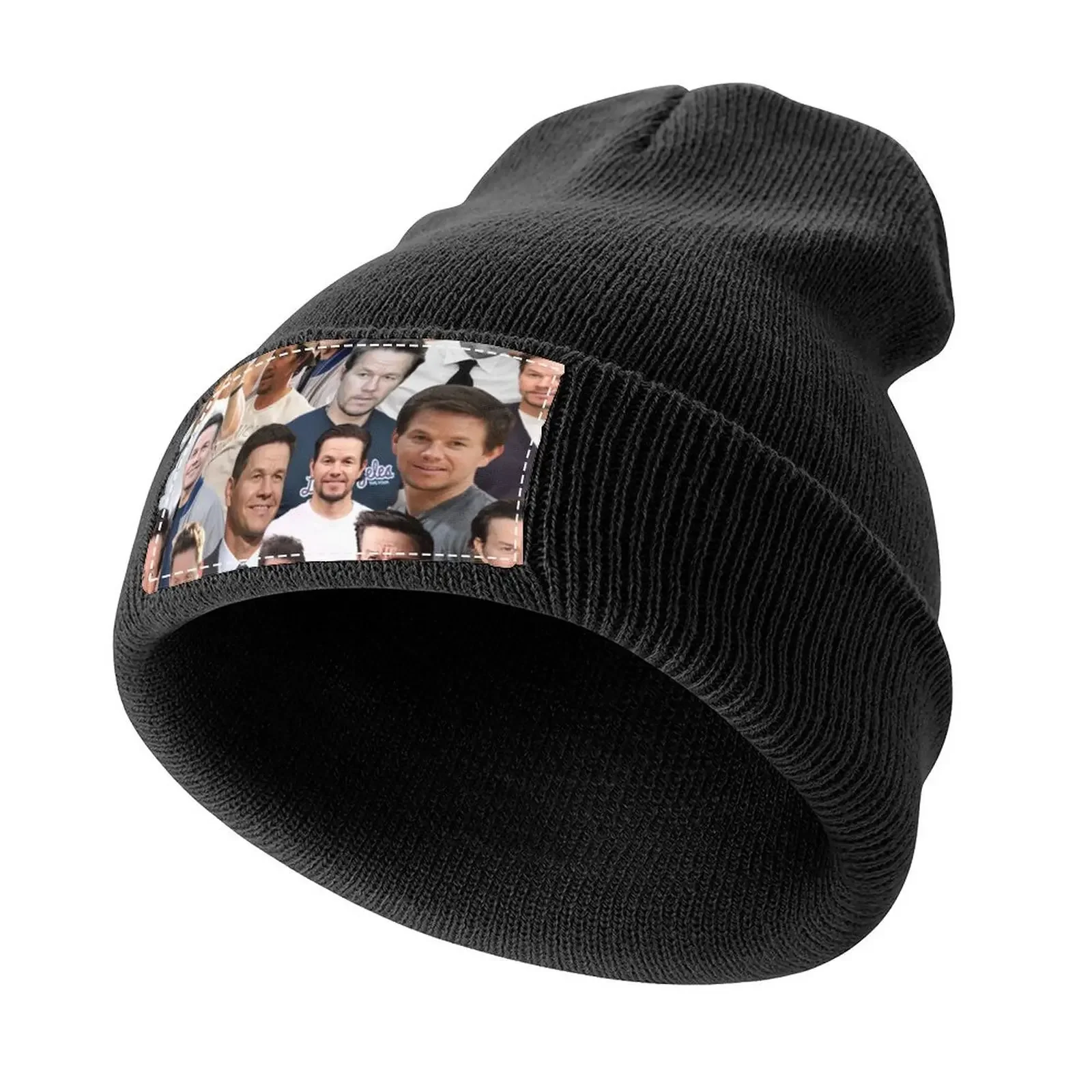 Марк wahlberg фотоколлаж вязаная шапка аниме детская походная женские шапки мужские