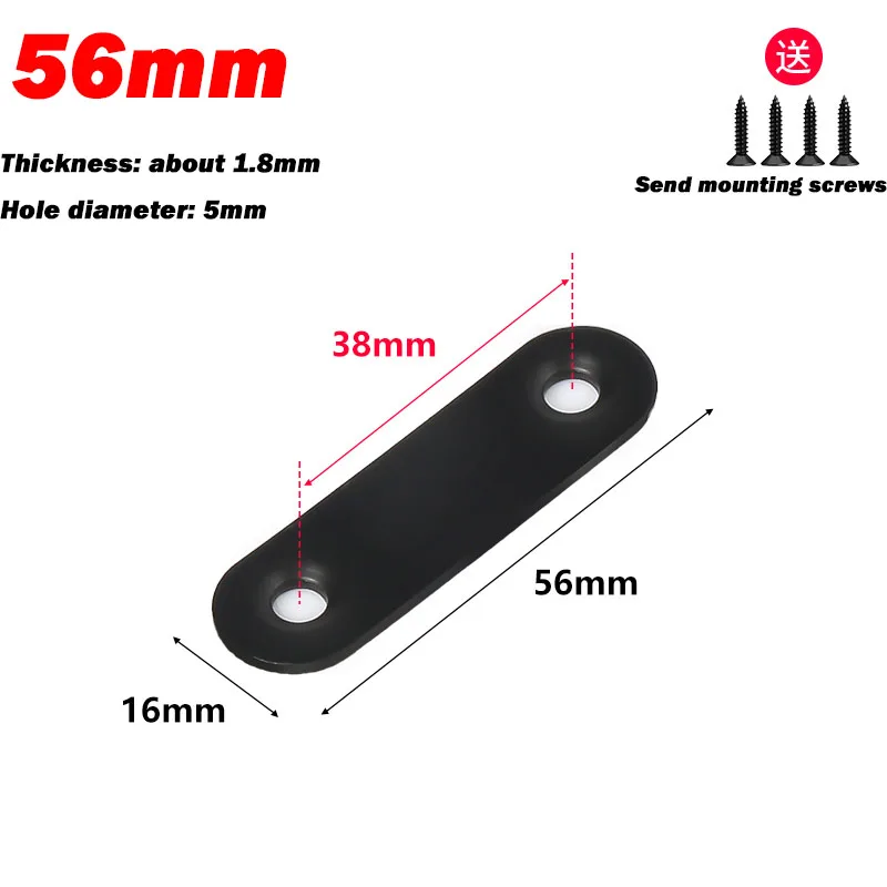 

Прямой кронштейн с плоской пластиной 36/46/56/76/93/121/152/192/242 мм, плоский металлический кронштейн, металлические кронштейны, ремонтная пластина, скоба