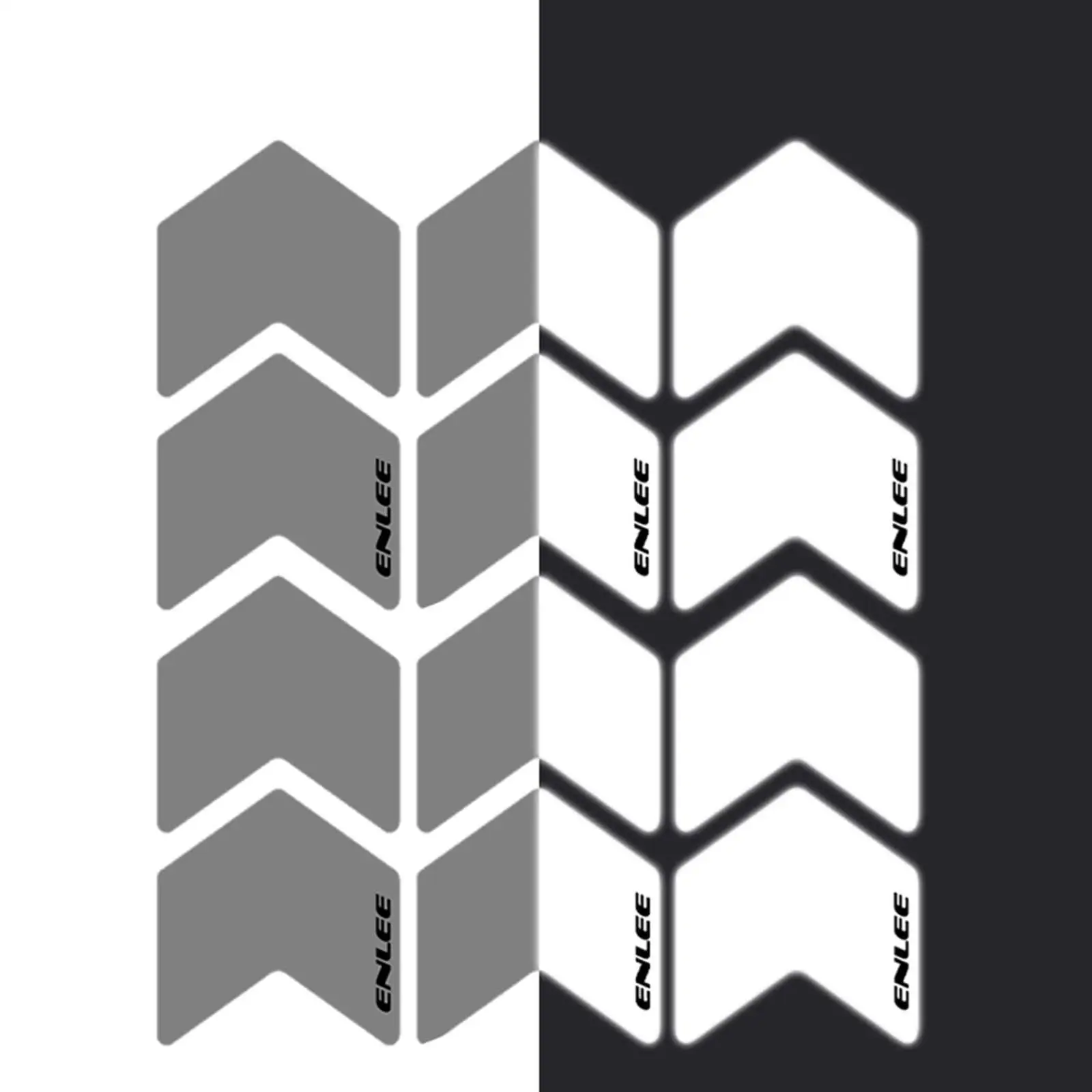 

Bicycle Wheel Rim Reflective Stickers, Hazard Bike Decals for MTB