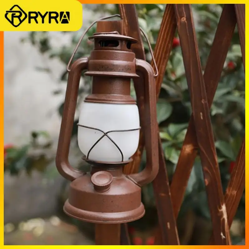 Outdoor Camping Tent Camping Lantern Vintage Camping Led Flame Flame Light Hanging Flame Lighting Portable Hot Retro Led