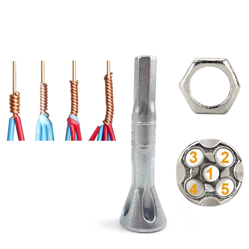 

Electric Wire Twist Wire Tool Electric Drill Miter Blade Silver 1 Pcs 90mm
